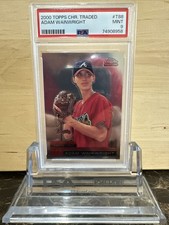  2000 Topps Chrome Traded #T88 Adam Wainwright PSA 9 Mint Rookie Card 