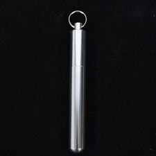 Pocket Toothpick Holder Waterproof Useful Alloy Box Pill Keychain uk L4B1