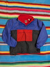 Vintage Gap Jacket Fleece Lined 1/4 Zip Vintage Anorak Rare 90s Gap