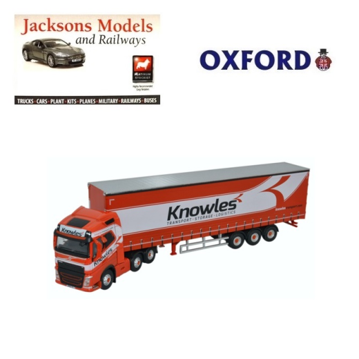 Oxford 76VOL4003 Volvo FH4 (G) Curtainside Knowles Transport 1:76 Scale