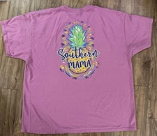 Southern Gal Pink T-shirt Womens 2XL “Southern Mama” Southern Style Graphic
