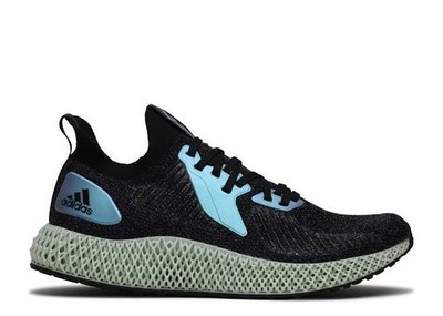 Adidas Alphaedge 4D Men Black Iridescent Purple Glow Blue Running Shoe FV6106