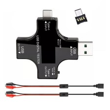 60*60mm/2.36*2.36 inch USB Power Meter Tester Digital Multimeter Voltage Current