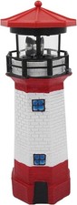 31 Metal Led Solar Lighthouse Statue Rotating Beacon Light Lawn Garden Decor 31 Metal Led Solar Lighthouse Statue Rotating Beacon Light Lawn Garden Decor