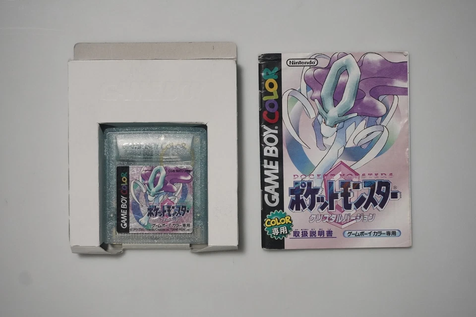 Game Boy Color Pocket Monsters Pokemon Crystal boxed Japan GBC game US Seller - Image 2 of 4