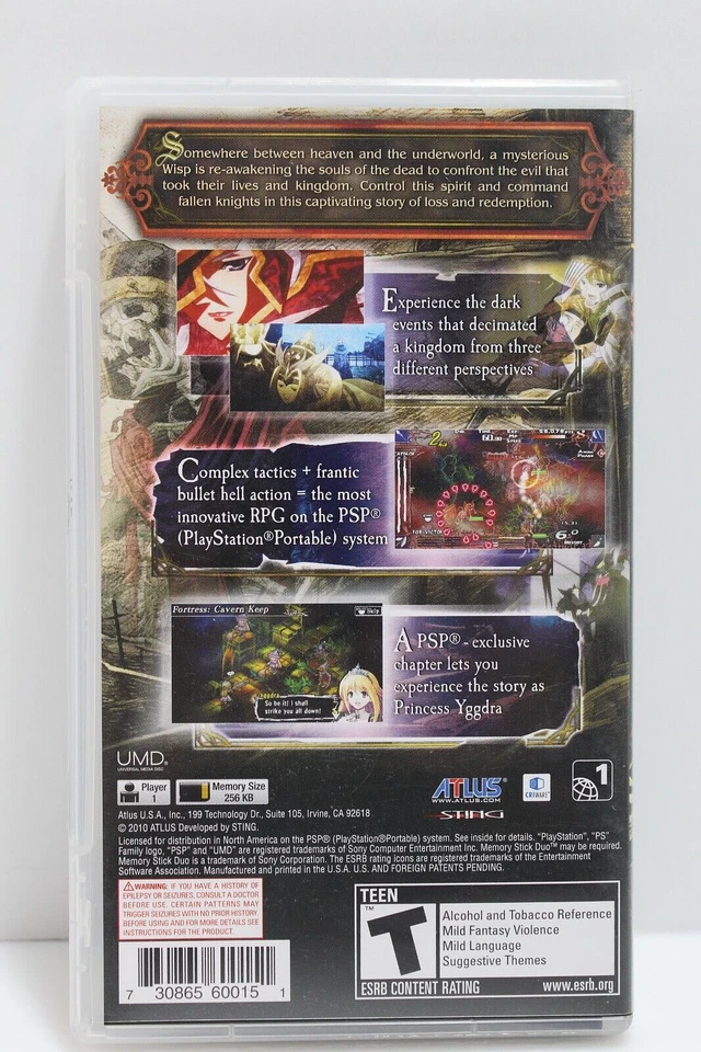 Knights In The Nightmare - PSP, 2010 - Damaged Box - Image 3 of 4