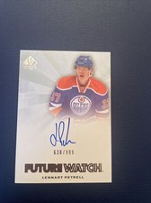 2011-12 UD SP AUTHENTIC FUTURE WATCH AUTO LENNART PETRELL CARD#280 (638/999)