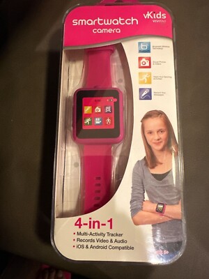 Vivitar Pink Smart Watch Multi activity Records