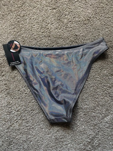 Conjunto de bikini Aerie & No Boundaries negro iridiscente - Imagen 8 de 11