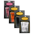 Consistent Tee 3 1/4" Pack of 10 Durable Plastic Golf Tees for Perfect Height