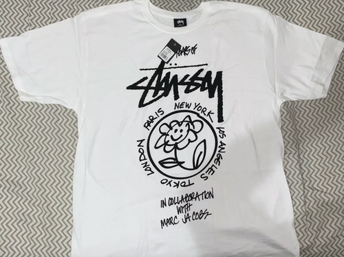 Stussy 40th anniversary white Marc 