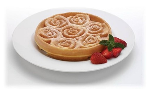VillaWare Rose Bouquet Waffle Waffler Maker Model 3301 Breakfast Appliance - Picture 5 of 5