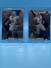 2020 Mosaic Dandre Swift ROOKIE Base & NFL Debut 2 Card Lot QTY Avail