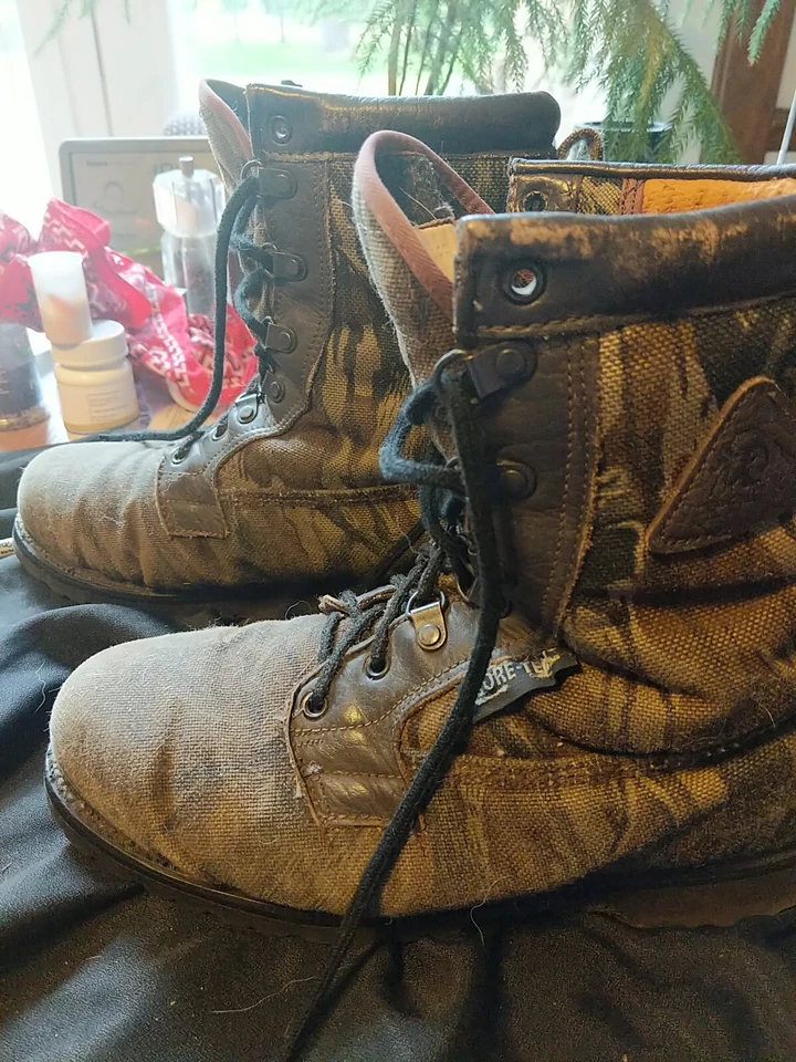 Rocky Cornstalker Boots Mens 9W Camo GORE-TEX Waterproof 800 Gram Insulated - Image 2 of 4