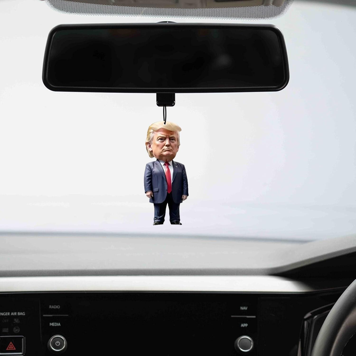 Trump Car Air Freshener – Funny Hanging Ornament for Auto & Home Gift  10 Pack