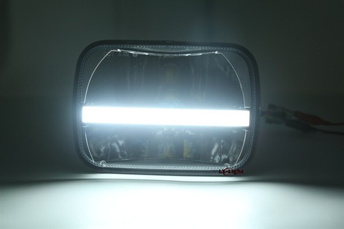 For Mazda B2200 B2600 RX-7 GLC Pickup Truck 150W 7x6inch LED Headlight w/Turning - Picture 12 of 12