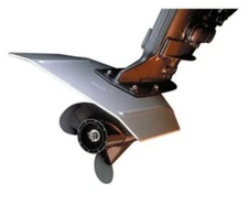 448 Davis Instruments Stabilizer Whale Tail XL Aluminum Anodized Finish Silver