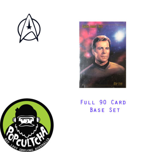Star Trek: Master Series #1 Trading Cards (90 Card Base Set) #TOS #TNG * New * - Photo 1 sur 3