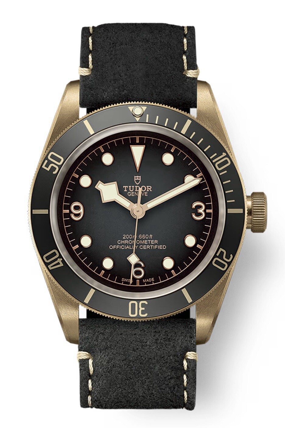 Tudor Black Bay Bronze 79250BA 43mm Gray Dial Men’s Automatic Watch B&P 2023