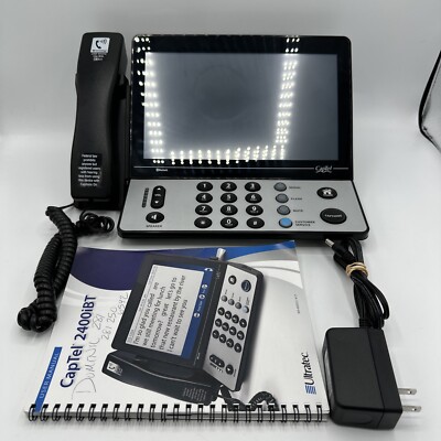 Ultratec Captel 2400iBT Hearing Impaired Touch Caption Telephone