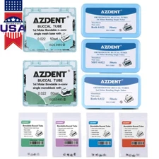Dental Orthodontic Buccal Tubes Bondable 1ST/2ND Roth/MBT No-conv MIM Mesh Base