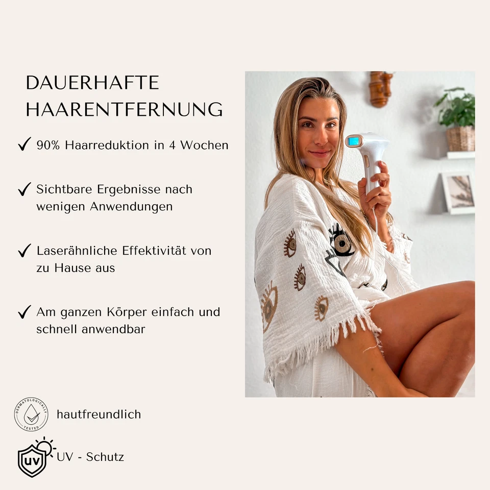 IPL Haarentfernung Laser – Schmerzloser Haarentferner Removely IPL 3 Plus - Bild 2 von 4