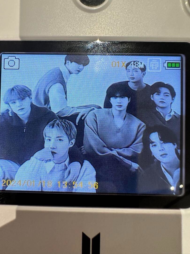 BTS Monochrome Print Camera Bangkok Limited Roll Paper Included 