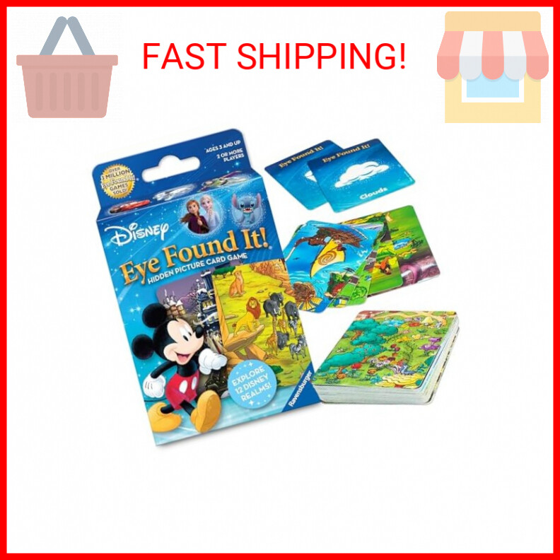 Disney Eye Found It Card Game - Fun Family Travel Essential for Disney Fans