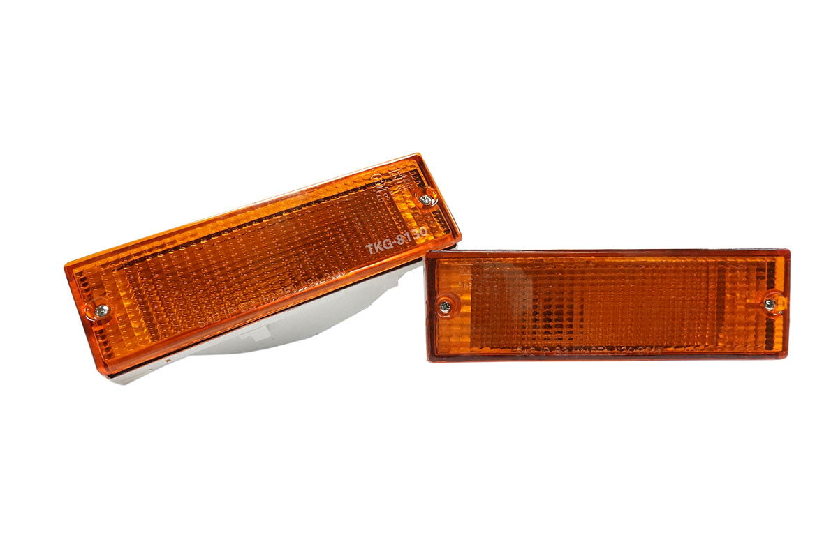 Amber Lens Front Bumper Light Lamp For Mitsubishi Mighty Max 1986