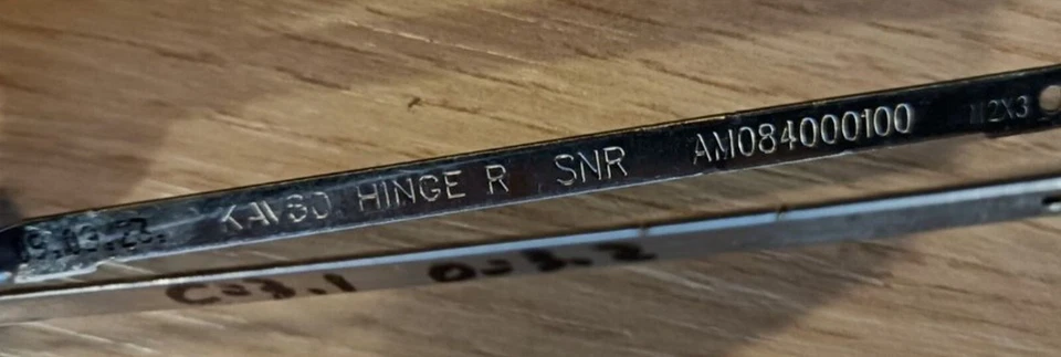 RICAMBIO CERNIERE BRACKET ACER ASPIRE ONE D250 KAV60 AM084000100 + AM084000200 - Immagine 3 di 3