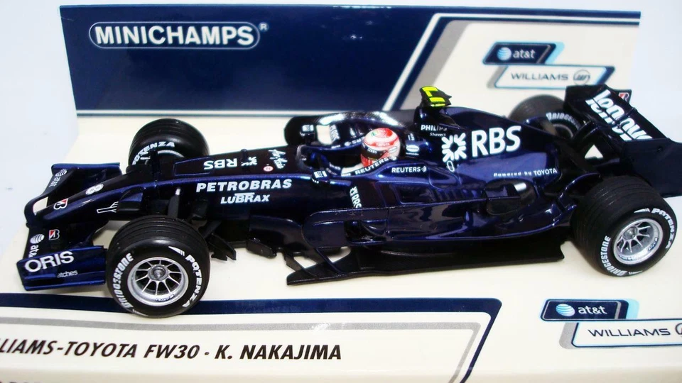 MINICHAMPS 1/43 WILLIAMS-TOYOTA FW30 K. NAKAJIMA 2008 LIMITED EDITION - Image 2 of 4