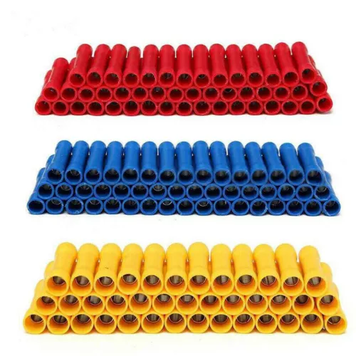PVC Stoßverbinder Isoliert 0,1 - 6,0 mm² Kabelverbinder Quetsch Verbinder - Bild 2 von 12