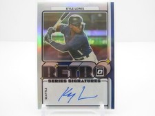 KYLE LEWIS 2021 DONRUSS OPTIC RETRO SERIES SIGNATURES AUTOGRAPH AUTO- MARINERS!!