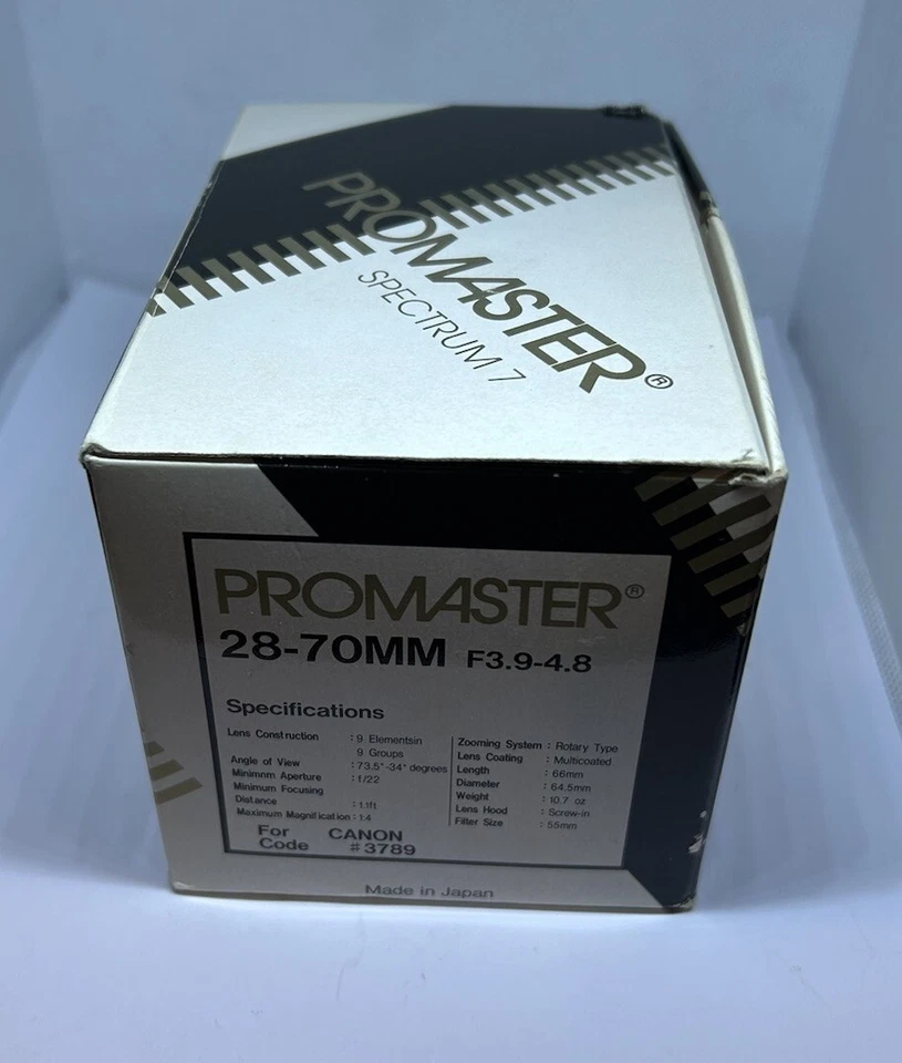 PROMASTER 28-70 F3.9-4.8 KPR #3789 For Canon Lens - Image 2 of 3