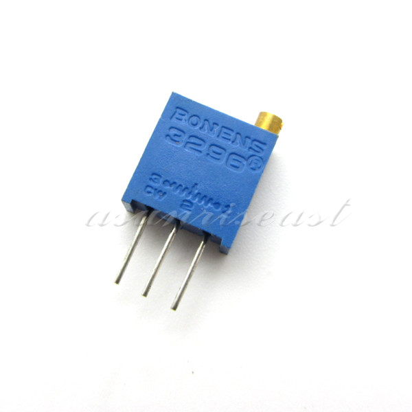 100 x 3296W 3296 Trimmer Potentiometer 200 Ohm Pot Variable Resistor 3296W - 201
