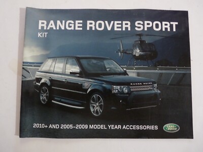 2010 + 2005-2009 Range Rover Sport Kit Sales Brochure Catalog | eBay