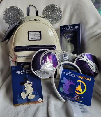 Space Mountain Loungefly MMMA collection Amazon.com: WDW 50th Anniversary MMA Mickey main image 2