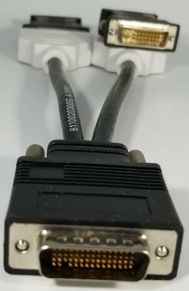 Dell HP DMS-59 Dual DVI-I Female X2 VGA Adapters Splitter Video Cable AMD Nvidia - Image 3 of 4