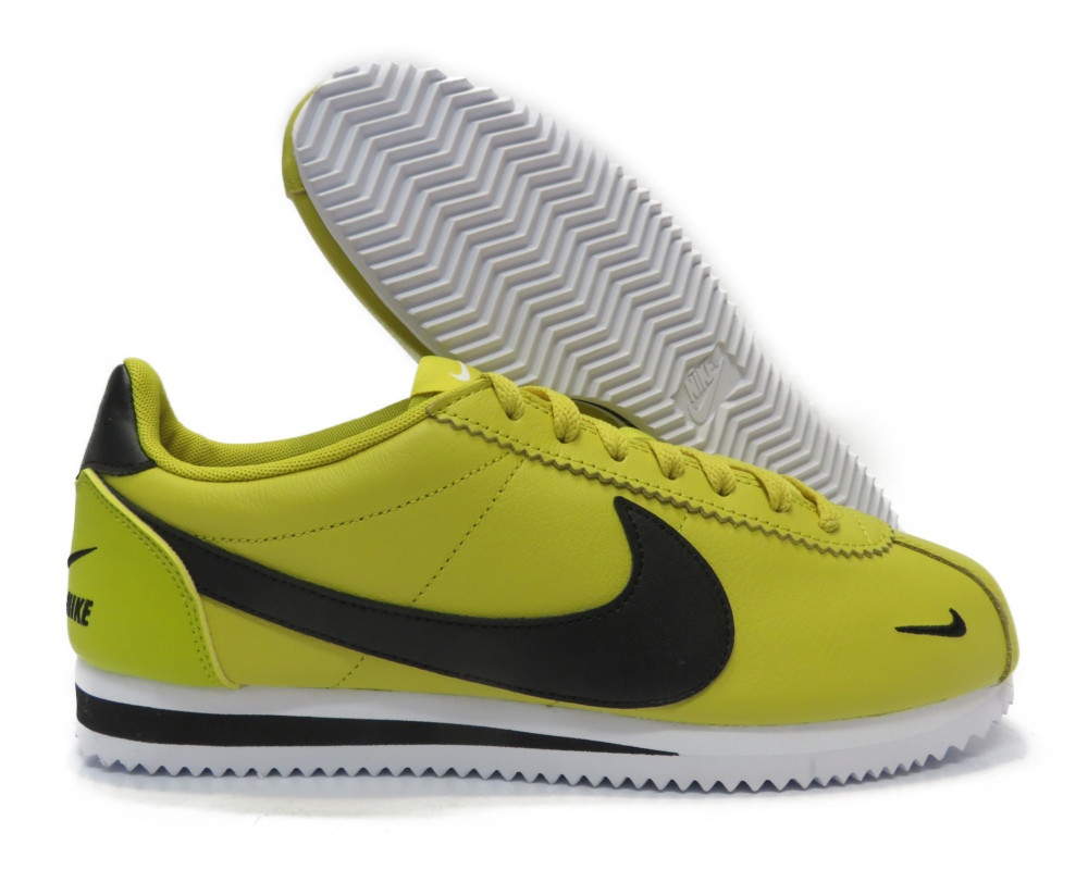 807480-700 Nike Cortez Premium (Bright Citron Yellow White) Men Sneakers 807480-700 Nike Cortez Premium (Bright Citron Yellow White) Men Sneakers