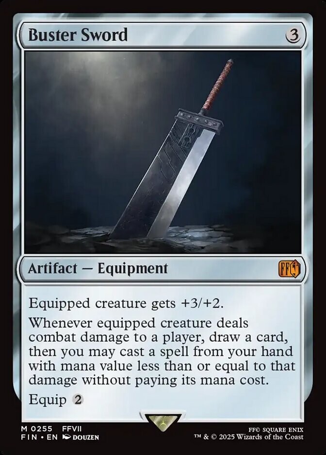 MTG Buster Sword Final Fantasy #0255 FOIL | eBay
