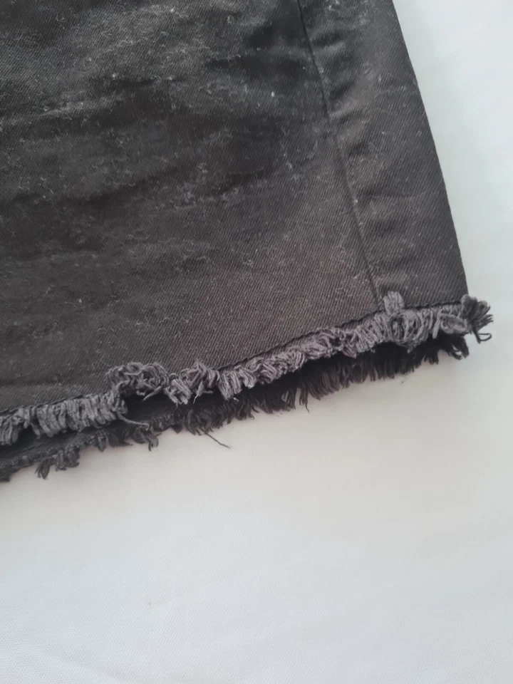 Ladies Denim Shorts Denim Co Size 20 Cutoffs Black 156 - Image 3 of 4