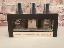Beard Oil Trio - 2 Scent - 1 Unscented Combo 88.7 ml Tri-Coastal - Free Shipping