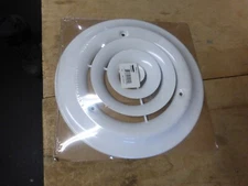 Round white diffuser vent 6" Hart & Cooley register