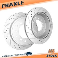 Rear Disc Brake Rotors Set For Toyota 4runner Lexus Gx460 Fj Cruiser 2010 - 2024