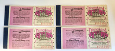Vintage Disneyland 5 Adventures Courtesy Guest Ticket Book Complete 4 Lot