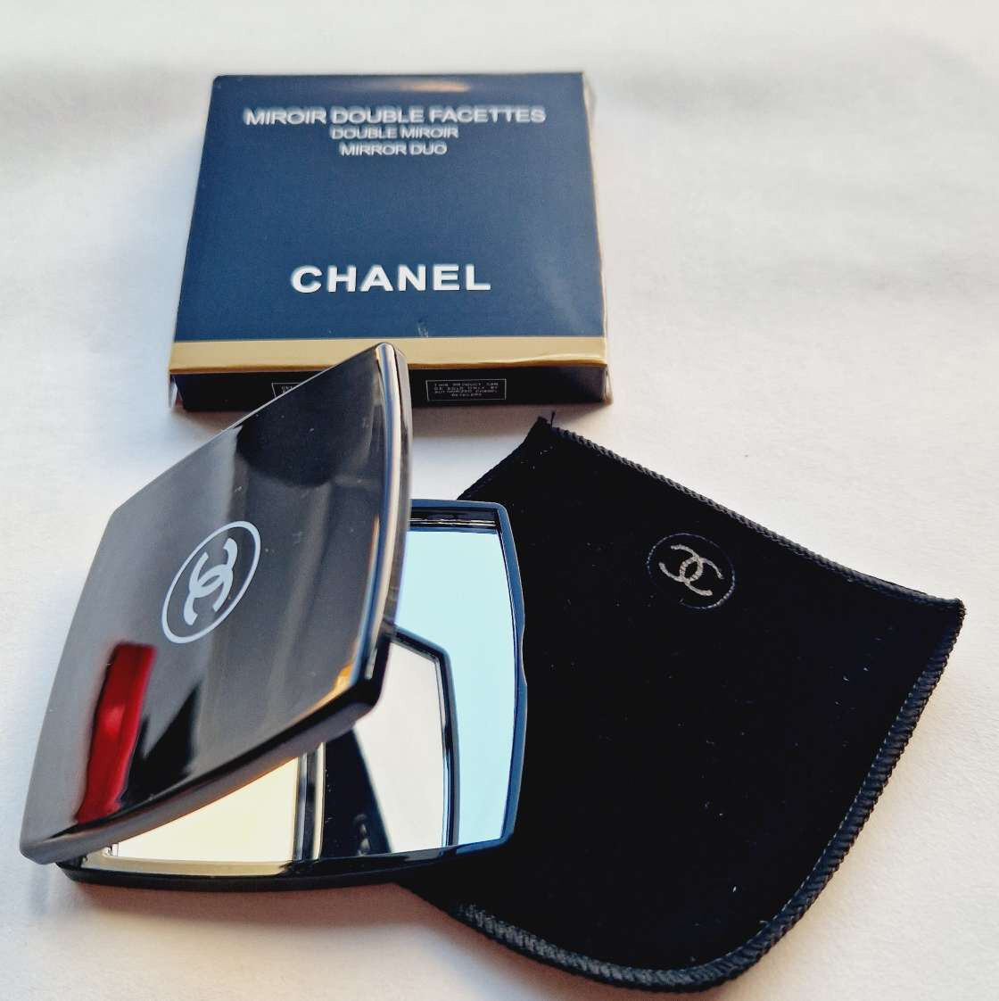 CHANEL Compact Mirror Double Facettes Mirror Duo Side New With BOX eBay