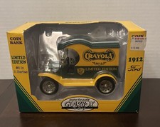 Gearbox 1998 Crayola Die Cast Coin Bank 1912 Ford Model T Delivery Truck 8