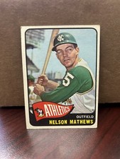1965 Topps Set Break #87 Nelson Mathews Athletics 4691T