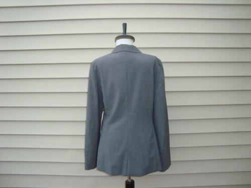 Giacca sartoriale nuova con etichette $595 escada sport *bukoko* lana vergine taglia 40 - Foto 3 di 8