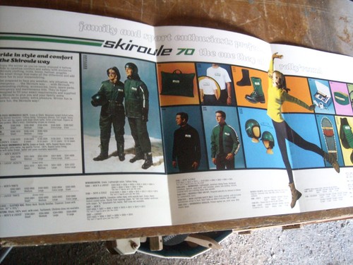 1970 Vintage SKIROULE Accessories Snowmobile Brochure - Picture 4 of 9